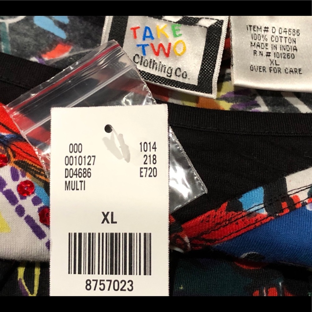 Take Two Clothing Co Multi  long sleeve top XL - Picture 4 of 4